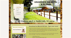 Desktop Screenshot of grandviewinnmotelandrvpark.com